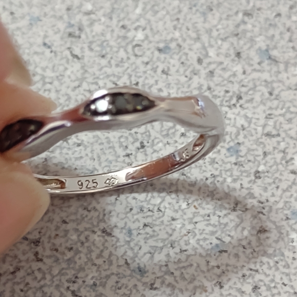 Sterling+Diamonds Stackers(8) - Picture 5 of 7